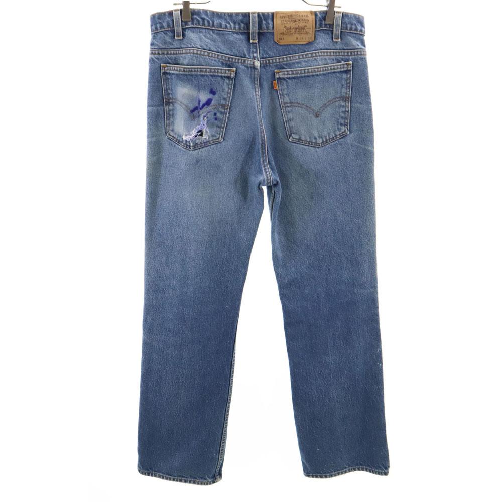 Levi's 90s 517 USA made orange tab old Straight denim pants W36 jeans Men's Used