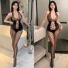 Sexy Underwear Sexy Fun Tight One-piece Stockings Women's Thin Long Jumpsuit Fishnet Socks Hip Net