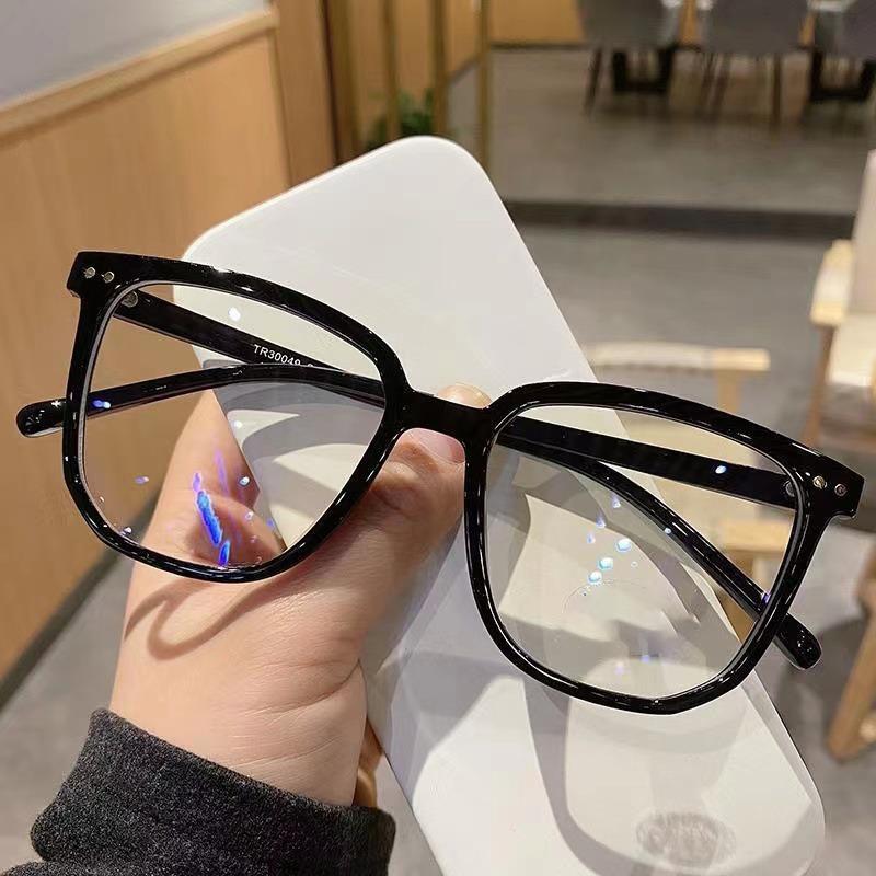 9 piece Set Fashionable Decorative Glasses Trendy Anti Blue Light Glasses Pography Accessories