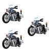 Patrol Car Inertial Motorcycle Police Car Model Toy With Sound And Light For Kids