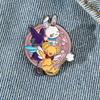 Japanese cartoon cute magic card girl cherry metal badge pet rabbit alloy brooch pin decoration