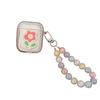 Airpods Pro Bluetooth Headset Case Protective Case Colored Beads Portable Chain Transparent 1/2 Generation Tulip 3 Generation Tide