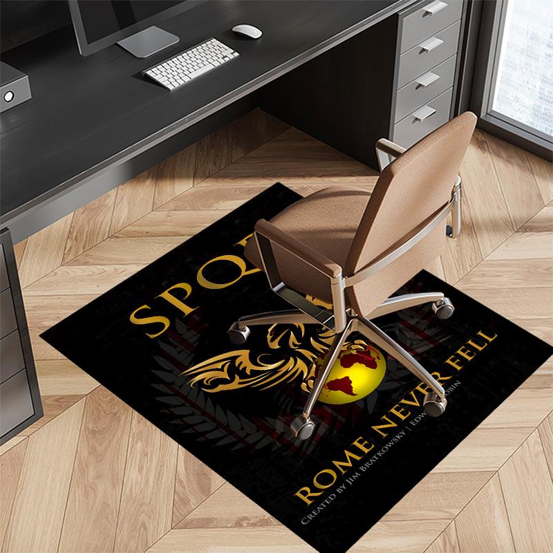 SPQR Roman Eagle1 Printed Absorbent Washable Carpet, Non-Slip Bathroom Mats, Kitchen Rugs, Yoga Mat,Living Room Entrance, Camping Picnic Rugs
