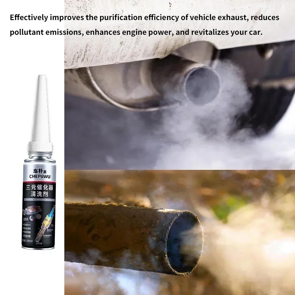 200ML for Powerful Engine Catalytic Converter Cleaner Car Fuel Treasure Gasoline Additive Engine Carbon Remove Car Cleaner