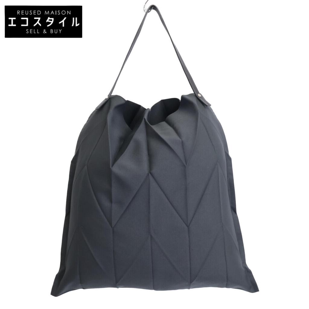 ISSEY MIYAKE xiittala Iittala [Good Condition] PO4500058089 Folding Pleated Tote Bag Charcoal grayUsed