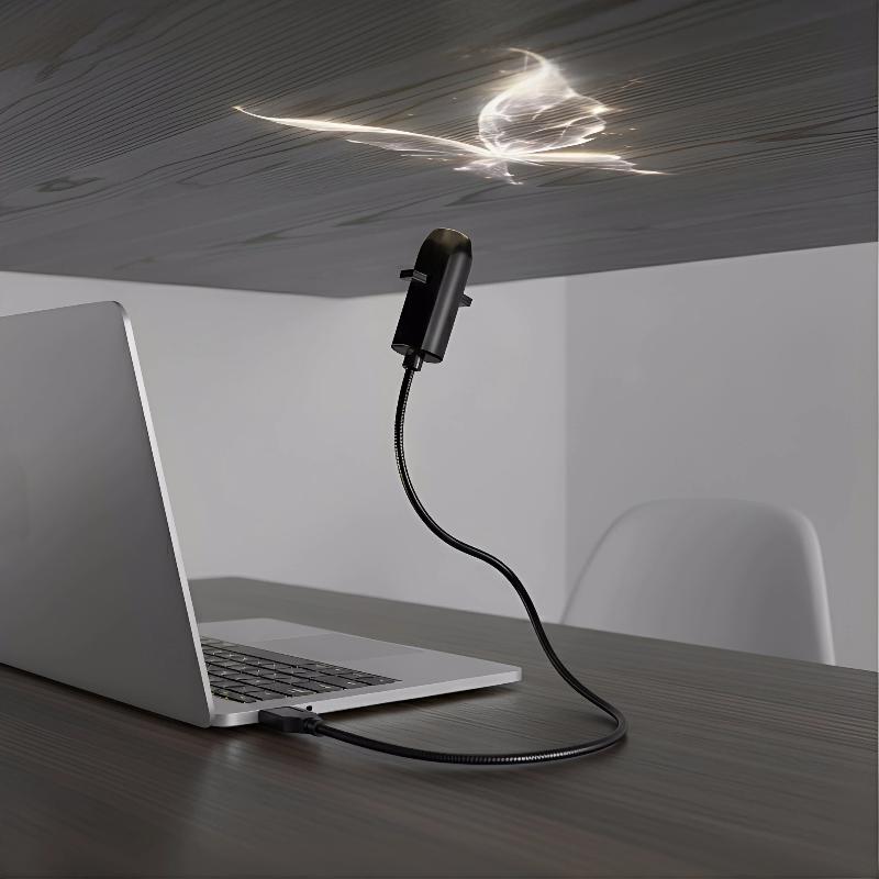 LED USB Projector Light 6/9pcs Projection Patterns- Adjustable Star Galaxy Planet Butterfly Jellyfish Starfish Night Light Gift