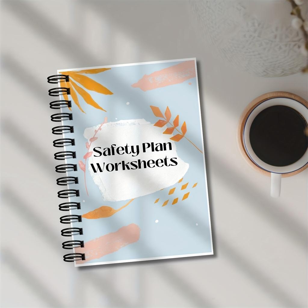 Safety Feelings Planner, Trauma Informed Crisis Planner, Post Traumatic Stress Disorder Handbook And Log