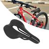 Bike Saddle Shock Absorbing Comfort PU Microfiber Leather Mountain Bike Seat for Road Bike Riding