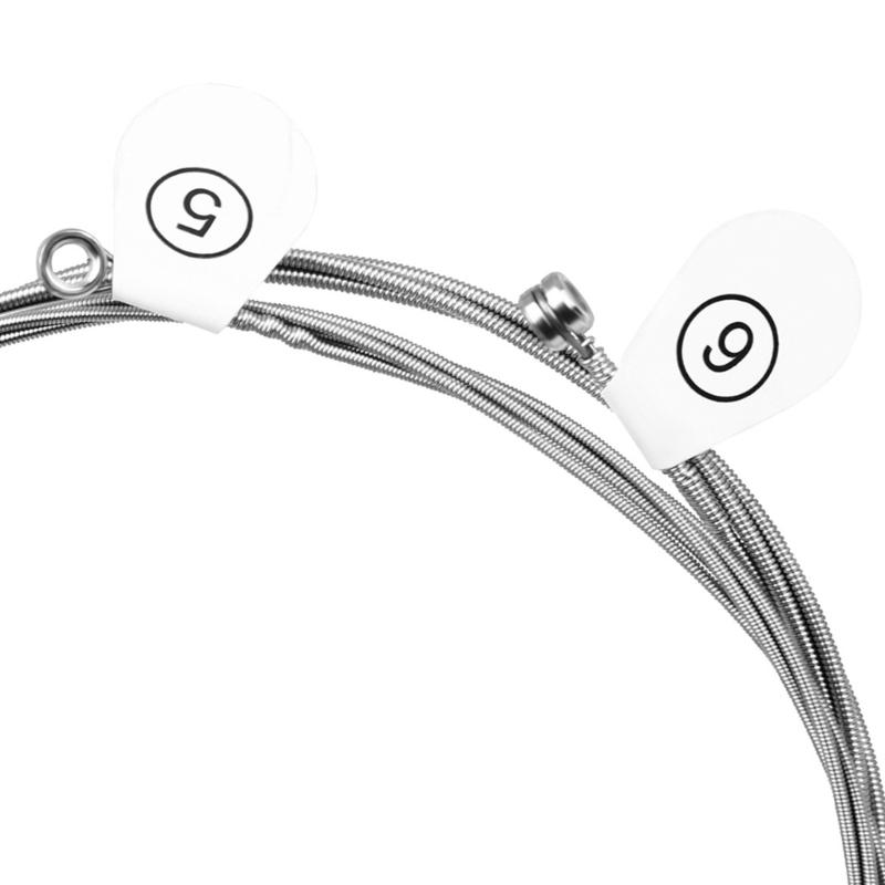 6Pcs Brilliant Sound Quality Strings for Electric Guitar Accessory  10-46