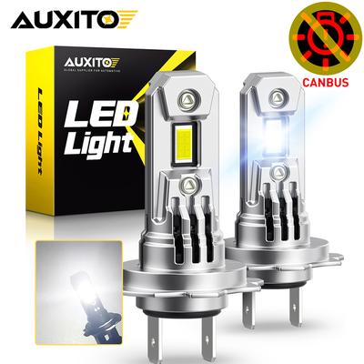 2Pcs Canbus H7 LED Bulb Headlight 100W 20000LM Turbo 1:1 Mini Size Head Lamp Wireless CSP LED Chips Automobile Bulb