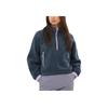 Chroma Cropped Myk Hudvennlig Komfortabel Pustende Genser Dame topper Mørkeblå C24793