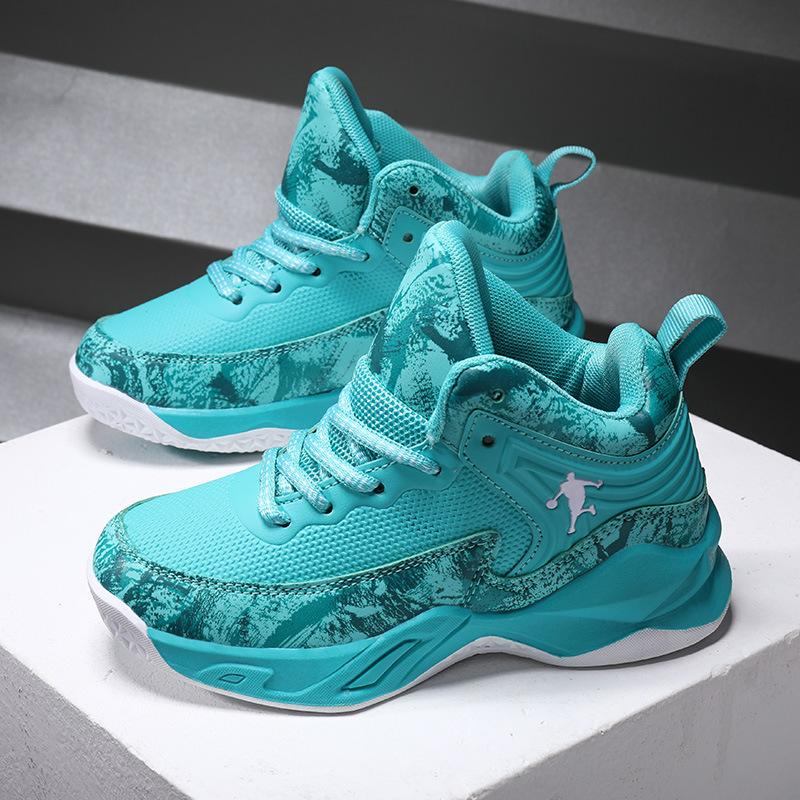 Children's Sports Shoes 2025 Spring New Mesh Breathable Training Middle and Older Children's Casual Shoes Boys Basketball Shoes
