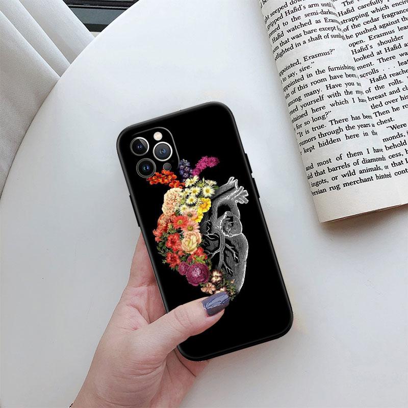 Calm Heart Art Phone Case for Samsung Galaxy Note 10 20 S23 S22 Ultra FE Plus M06 M15 M16 M35 M55