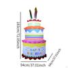 Inflatable Happy Birthday Cake Outdoor Decoration for Indoor Yard