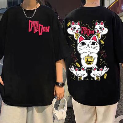 Japanese Anime Dandadan Turbo Granny Graphic T Shirts Harajuku Cartoon Clothing Tshirt Men Women Casual Fashion Cotton Tshirts
