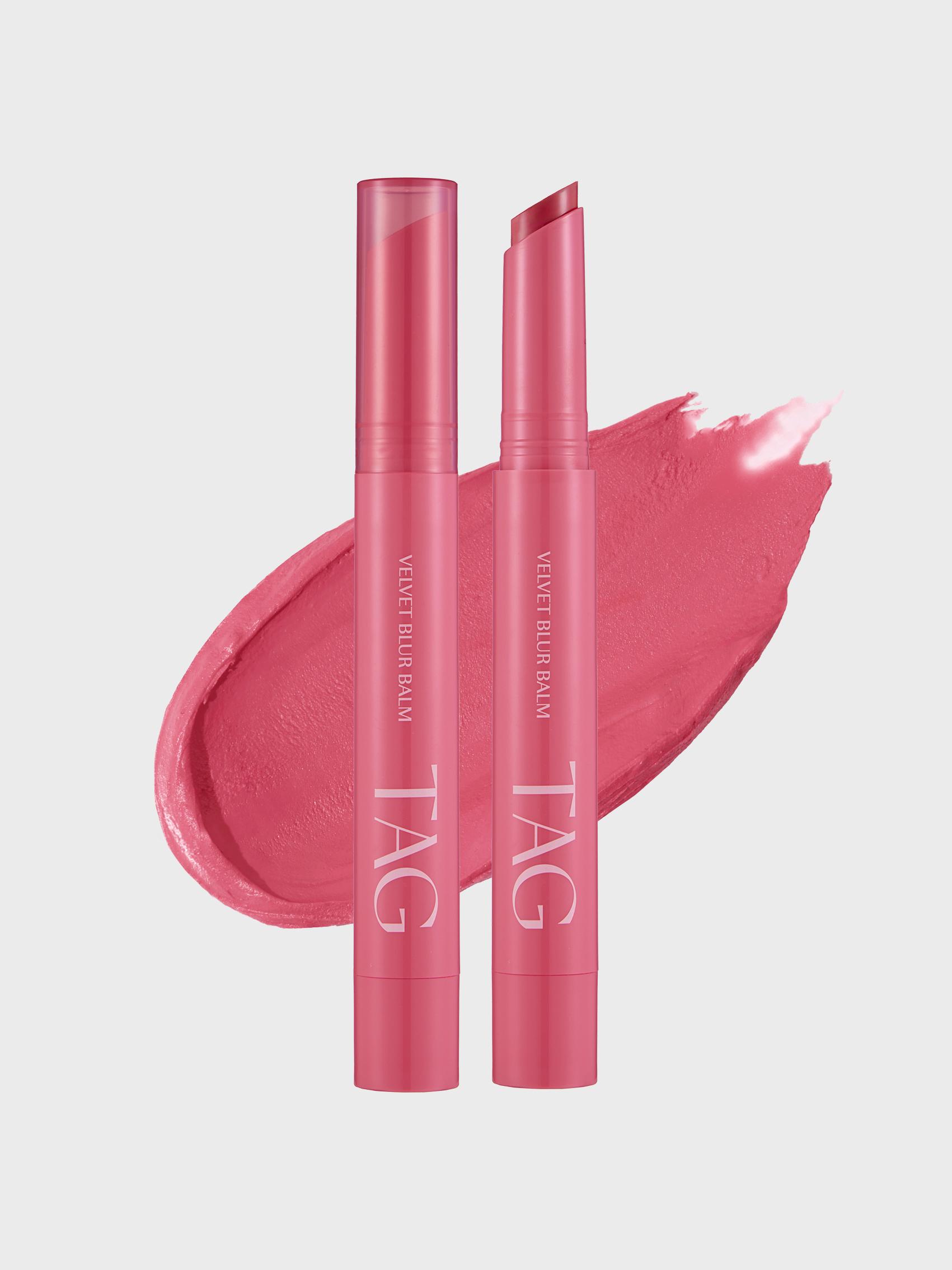 Tag Velvet Blur Lip Balm #4 Hearty Pink 1ea