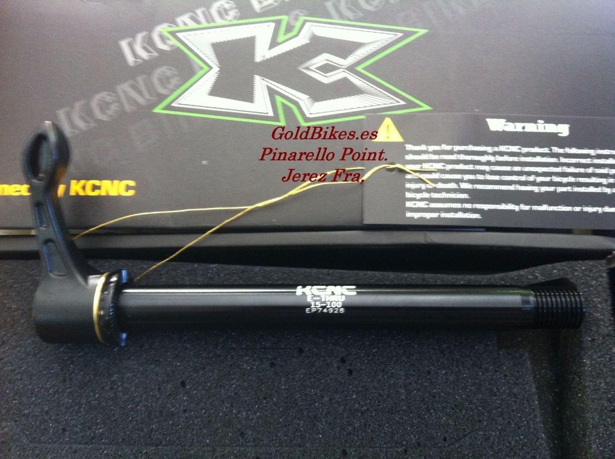 

KCNC Bicycle Lightweight Hub Parts Quick Easy Thru Axle Skewer & 15x100mm чёрный