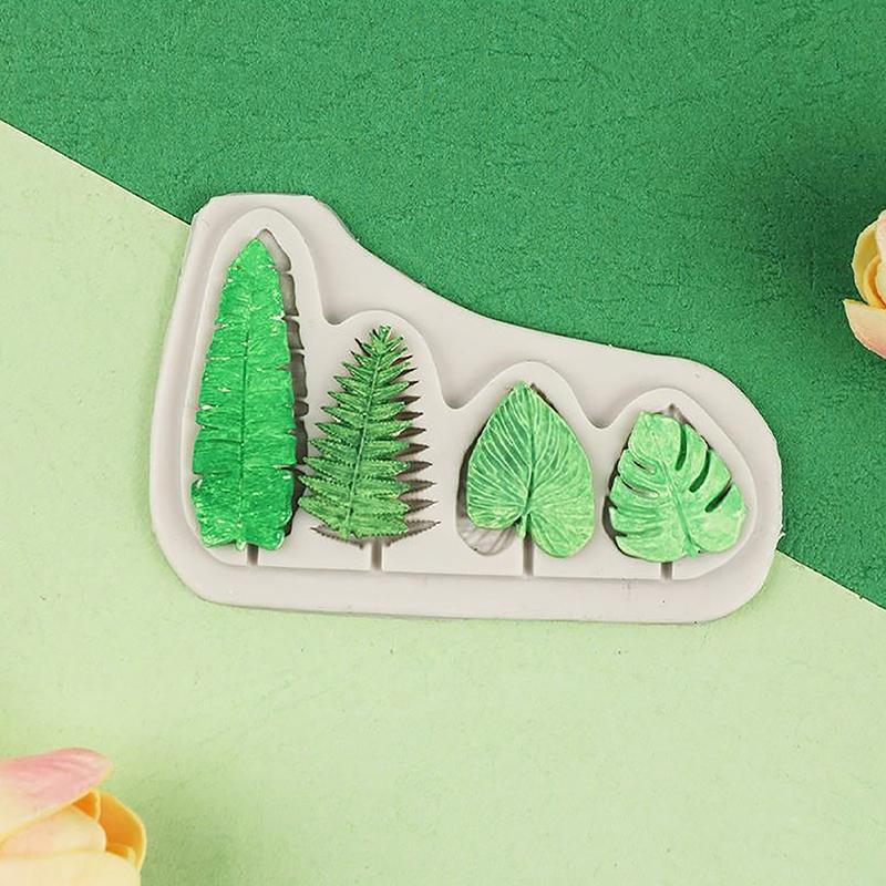 1Pc Leaves Cake Mould Palm Turtle Leaf Silicone Mold Cake Sugarcraft Chocolate Mold Baking Cake Decoration Kitchen Tools