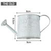 1pc Retro Water Bucket Sprinkler Pot Iron Flower Pots Metal Vase Home Garden Decorations Vintage Watering Can