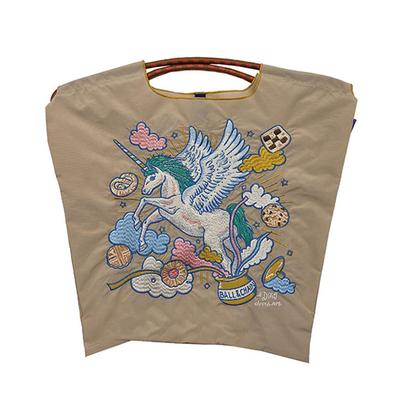 Ball Chain Official Product D.UNICORN Unicorn Size M Ddi Mai Kuwahara Collaboration Eco Bag Tote Embroidery 313017