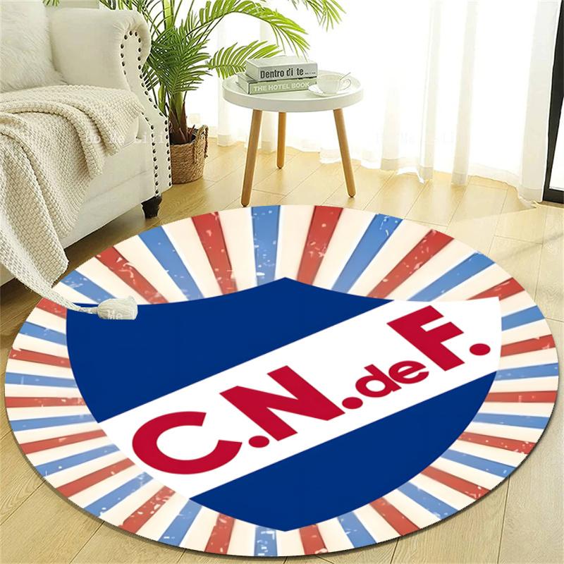 Personalized Club Nacional de Football Round Chair Office Rug - Perfect for Mat, Office Chair & More - Ideal Gift for Birthdays and Holidays