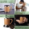 IOLOYU Heat-Resistant, High-Quality Stainless Steel Mug, 300ml, with Lid, Insulated, Stainless Steel Mug, Vacuum Insulated, Stainless Steel, with