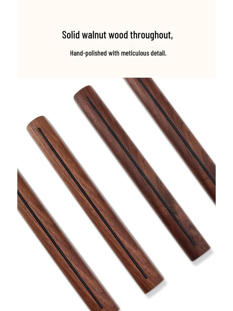 Walnut Wood Portable Laptop Stand with Cooling and Neck Protection