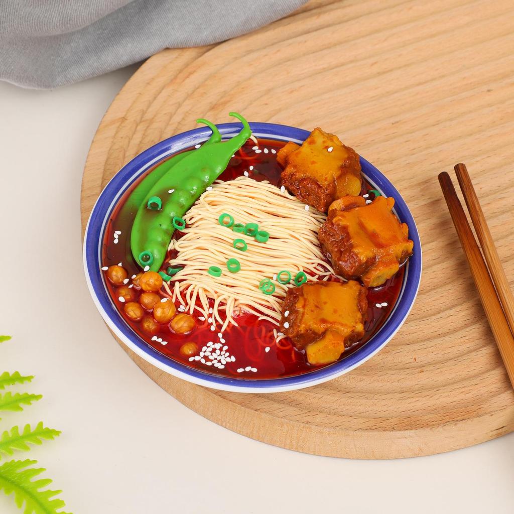 1:1 Ramen Simulation Model - Braised Beef, Rib, Intestine Noodle Props