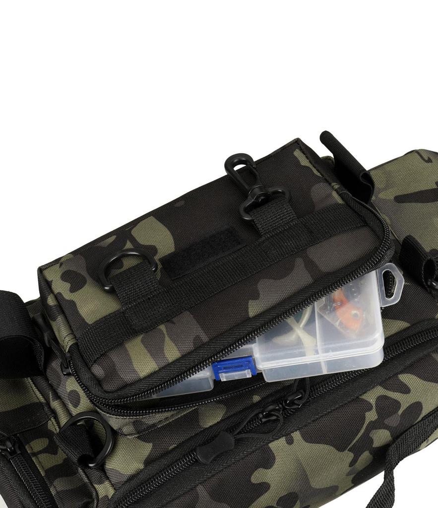 Multifunktionale Angeltasche mit großem Fassungsvermögen für Taille & Rute - Outdoor-Ausrüstungsaufbewahrung