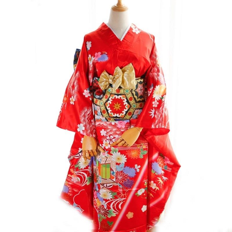 Oversized Bowknot Belt Traditional Japanese Sash for Kimono Adjustable Length Soft Fabric Multiple Color Option