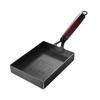 Qingyu Wrought Iron Frying Pan with Wooden Handle
