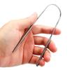 Stainless Steel U-shaped Tongue Scraper for Oral Hygiene & Daily Use