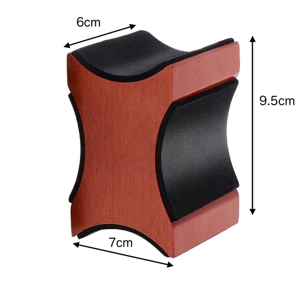 Fieldlabo Bequemes Gitarrenkissen Nackenstütze Erleichtert Saitenwechsel und Wartung (Holzart)