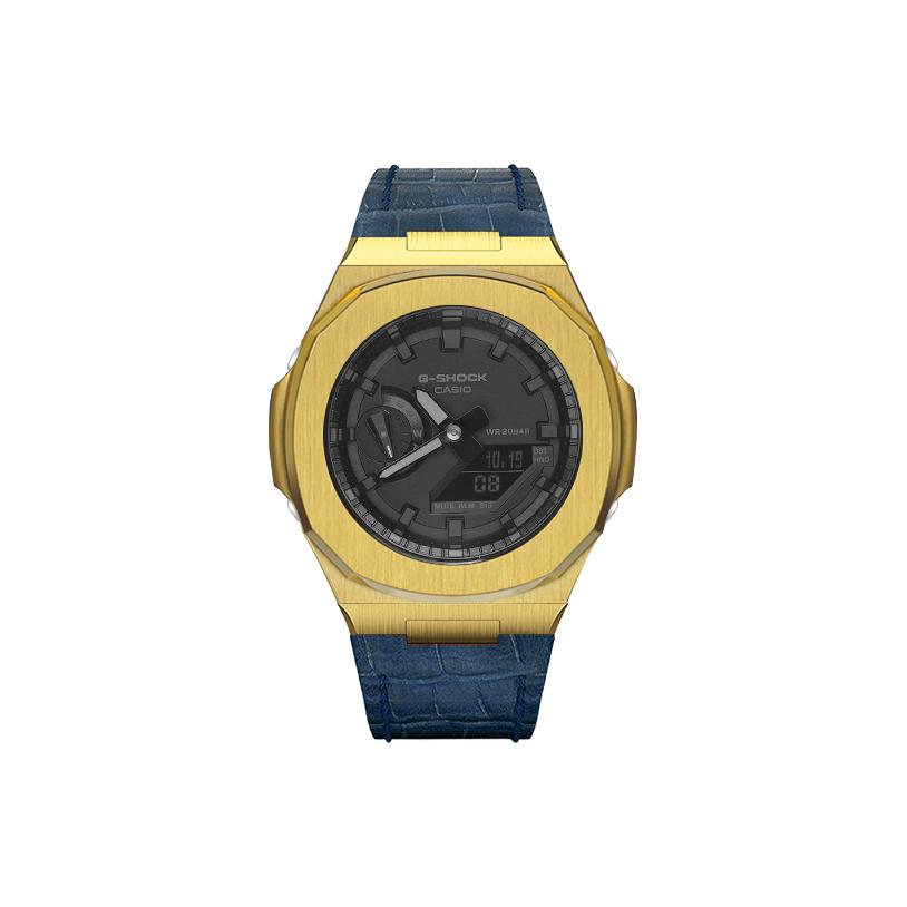 CASIO Custom Collection Duke Honor Quartz Movement Watch Unisex Black Dial GA-2100-1A1(Watch8--)