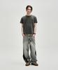 NOT4NERD Cathedral Afterimage Pigment Regular Fit T-Shirts - Charcoal