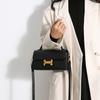Square Bag Female Autumn And Winter New Buckle Fashion Simple Texture Single Shoulder Crossbody Bag This Year'S Popular Handbag
