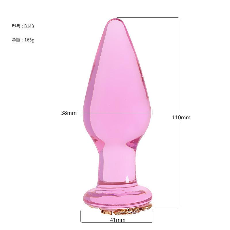 Crystal Glass Sex Product Female Sex Toys Adult Sex Tools Masturbation Massage Stick Pieces