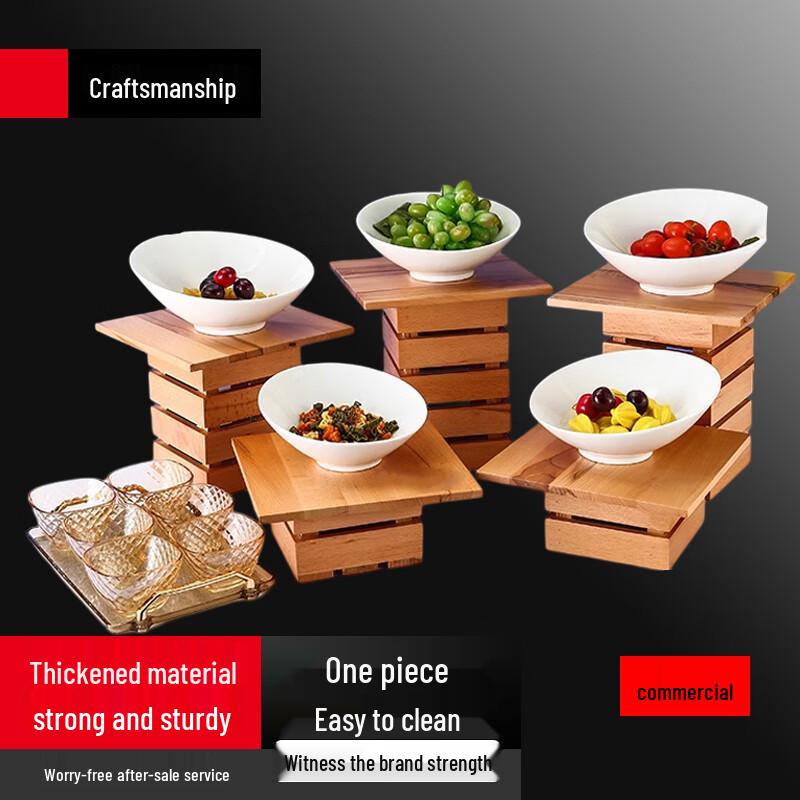 Suleimu Wooden Buffet Display Rack