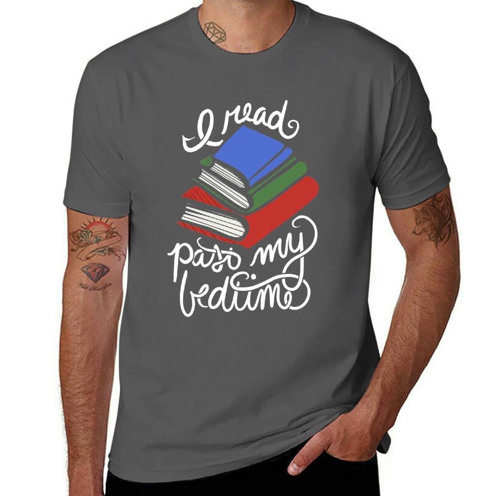 I Read Past My Bedtime Tshirt Fashion Print Casual Short Sleeve