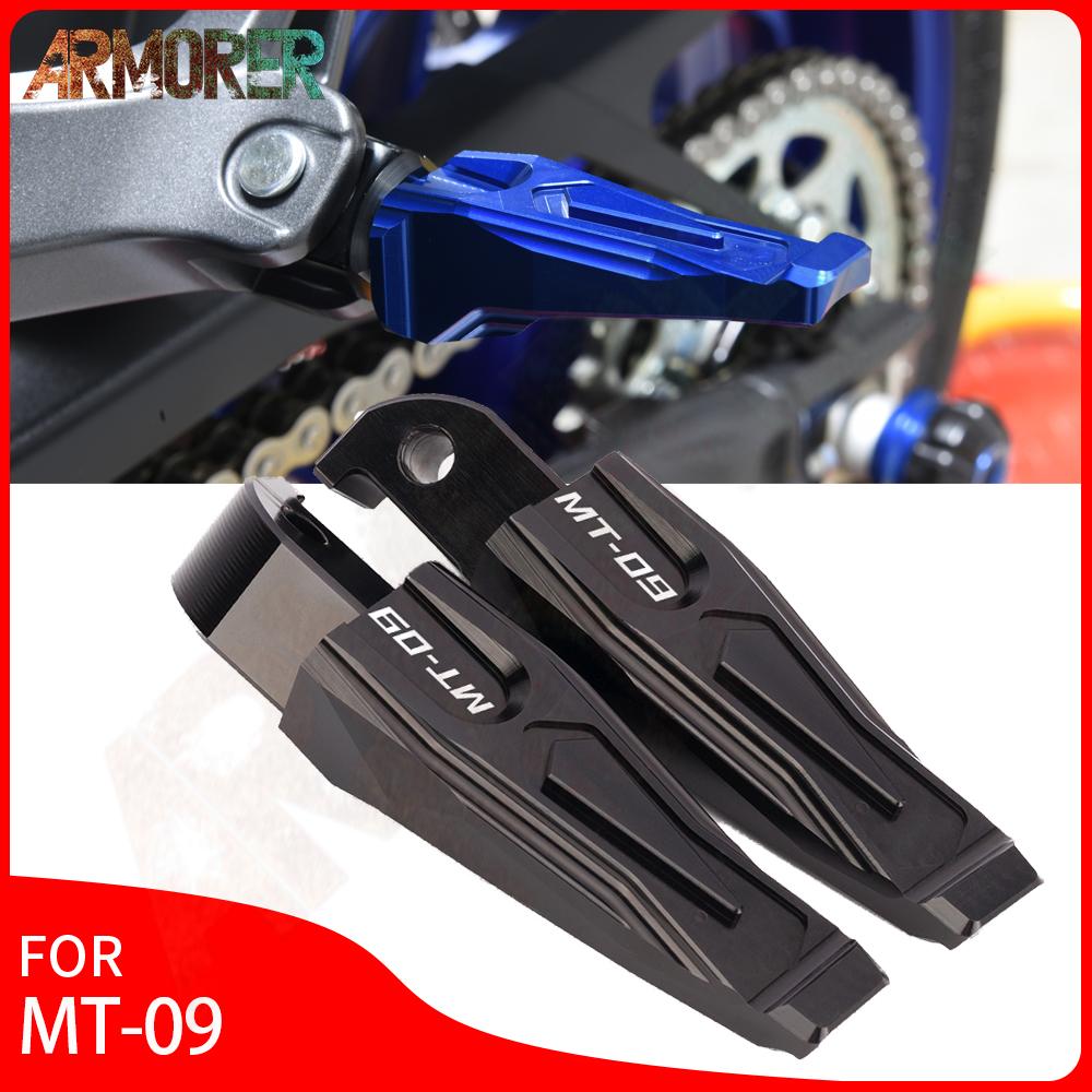

Motorcycle CNC Accessories Foot Pegs Rear Passenger Footrests Fit For Yamaha MT09 MT 09 MT-09 2013 - 2022