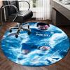 1pc M-Messi5 Carpet, Round Rug, Comfortable, Suitable for Entryways, Living Rooms, Office, And Bedrooms, Christmas Decoration