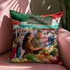 Custom Woven Square Throw Pillow Washable European & American Style Mother's Day Gift for Living Room