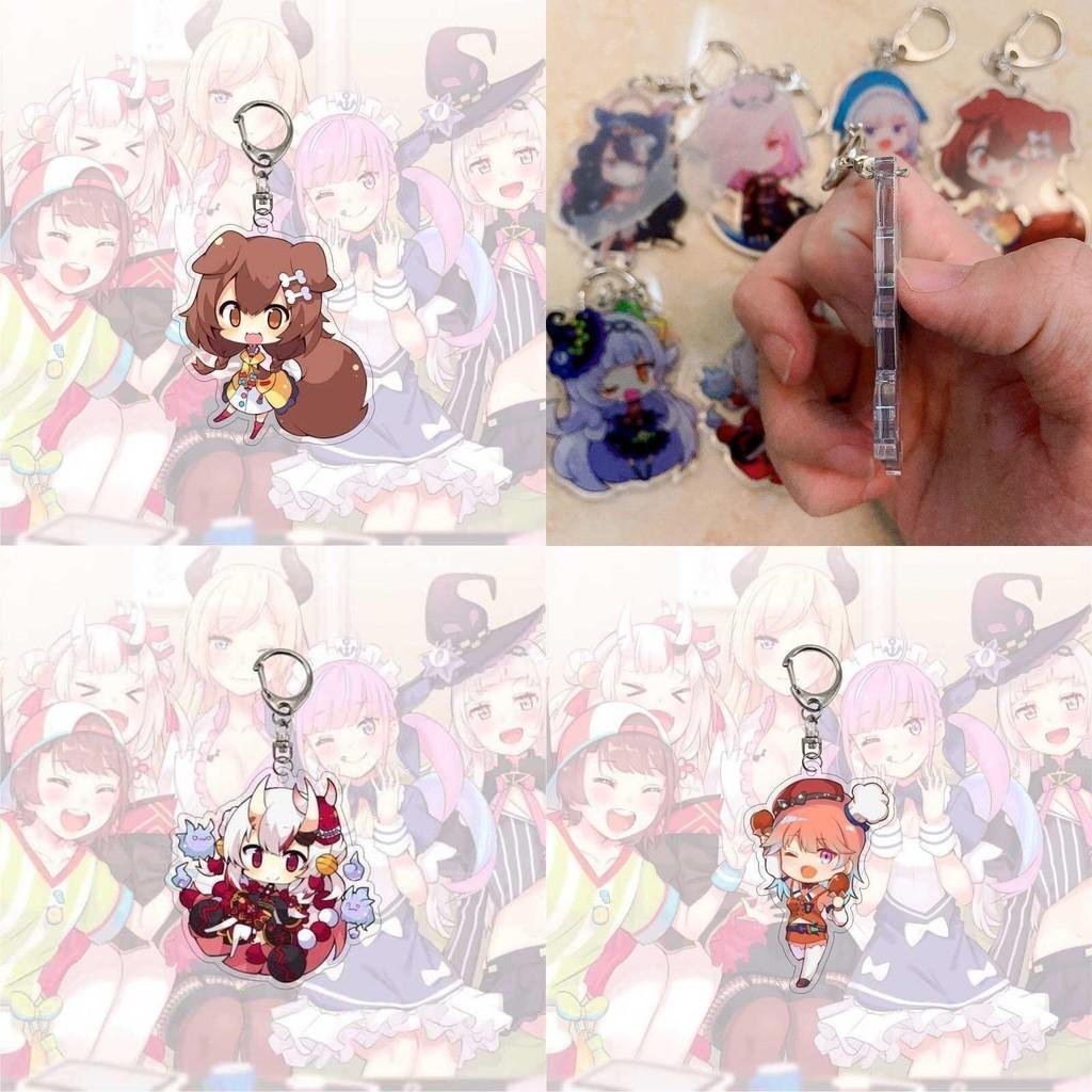 Exquisite Hololive Vtuber Acrylic Keychain Pendant With Beautiful Character Designs For Collectors