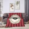 Soft Blanket Child Camping New Year Plaid & Pattern Throw Blanket  Flannel Bedspread For Home Decor Street Trend Sofa Bed Cover