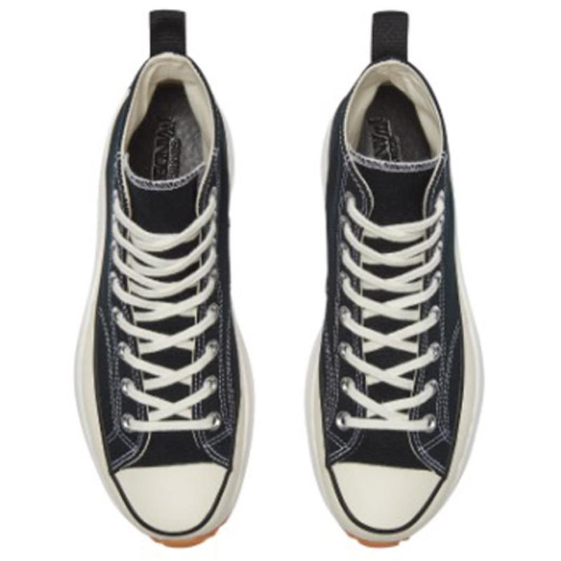 JW Anderson X Converse Run Star Hike Trendy Comfort High Top Canvas Unisex Black