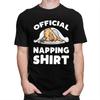 Custom Mens Capybara Sleeping Napping Giant Cavy T Shirt ShortSleeve Cotton Tshirt Leisure Tee Loose Fit Clothes