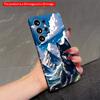 2DFlat Samsung phone case Blue-Eyed Wolf in Mountain Sky Applicable to Galaxy S23 S24 S25ULTRA S26 A12 A14 A15 A16 A54 A55