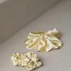 AVVINA PELLE Silk Scrunchie (L) - Butter