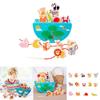 Animal Balance Building Blocks For Toddlers Wooden Bead Stringing Toy