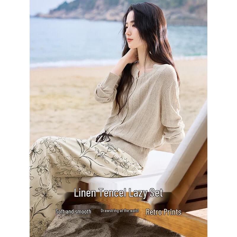 XWI Women s French Resort Knit Two-Piece Set L